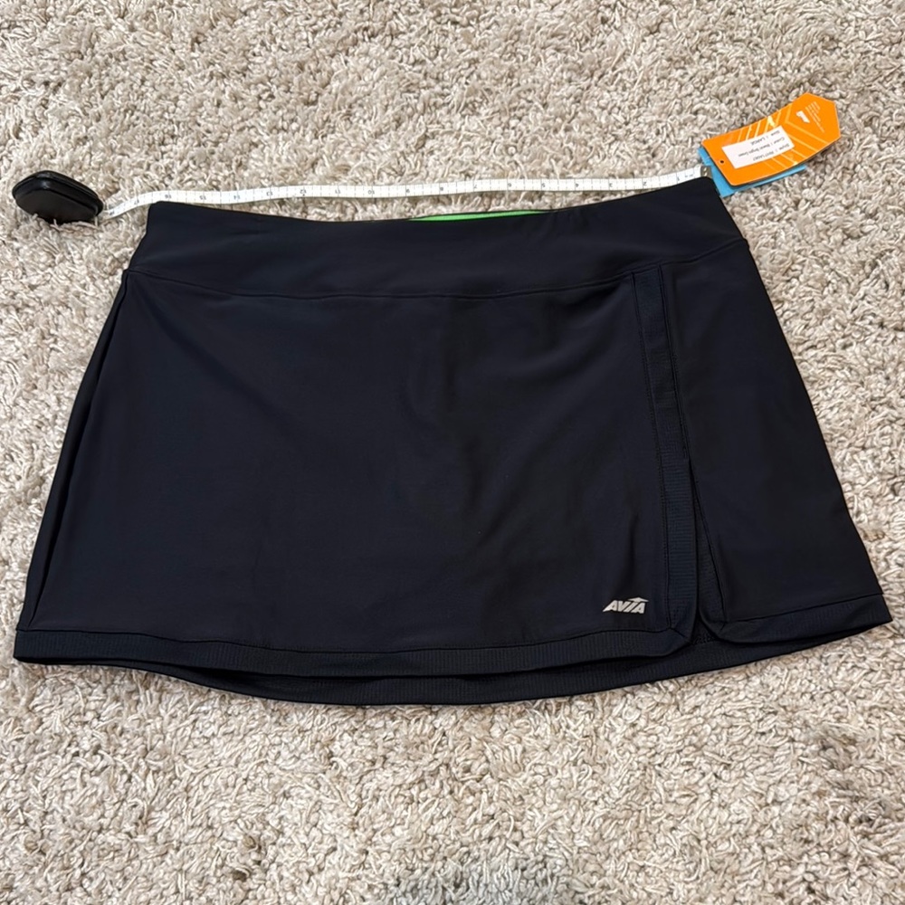 Avia Black & Green Sports Skort